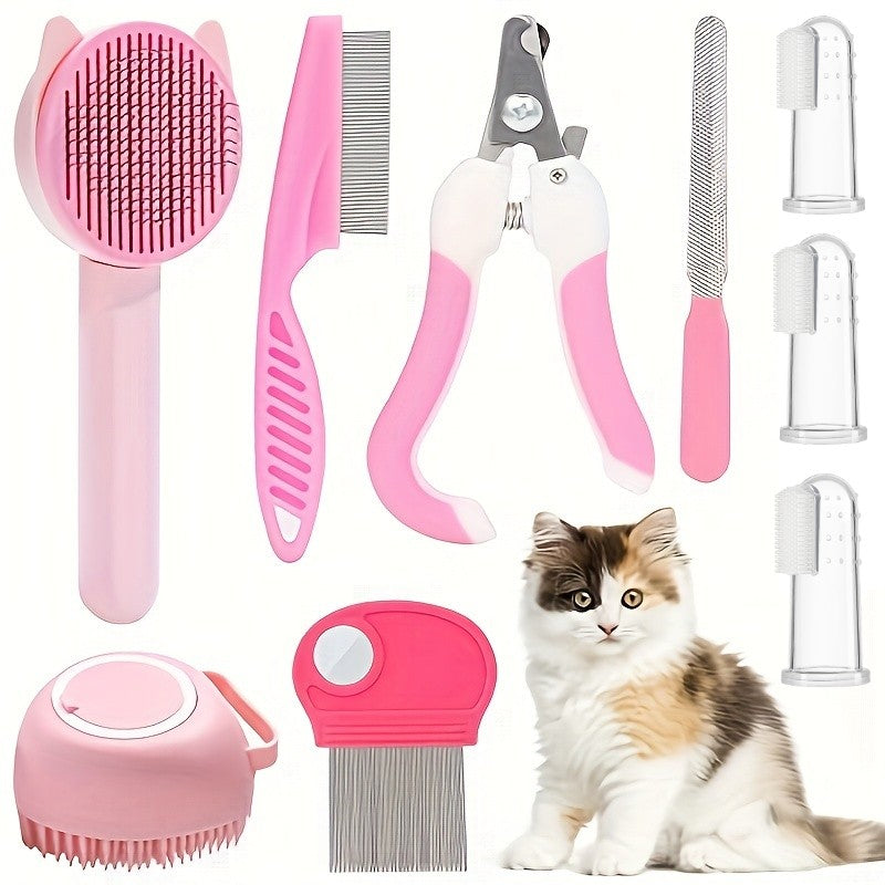 Cat Grooming Kit – 8 in 1