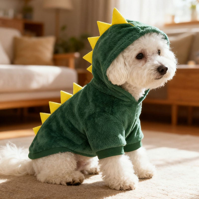 Dino Dog Hoodie Costume