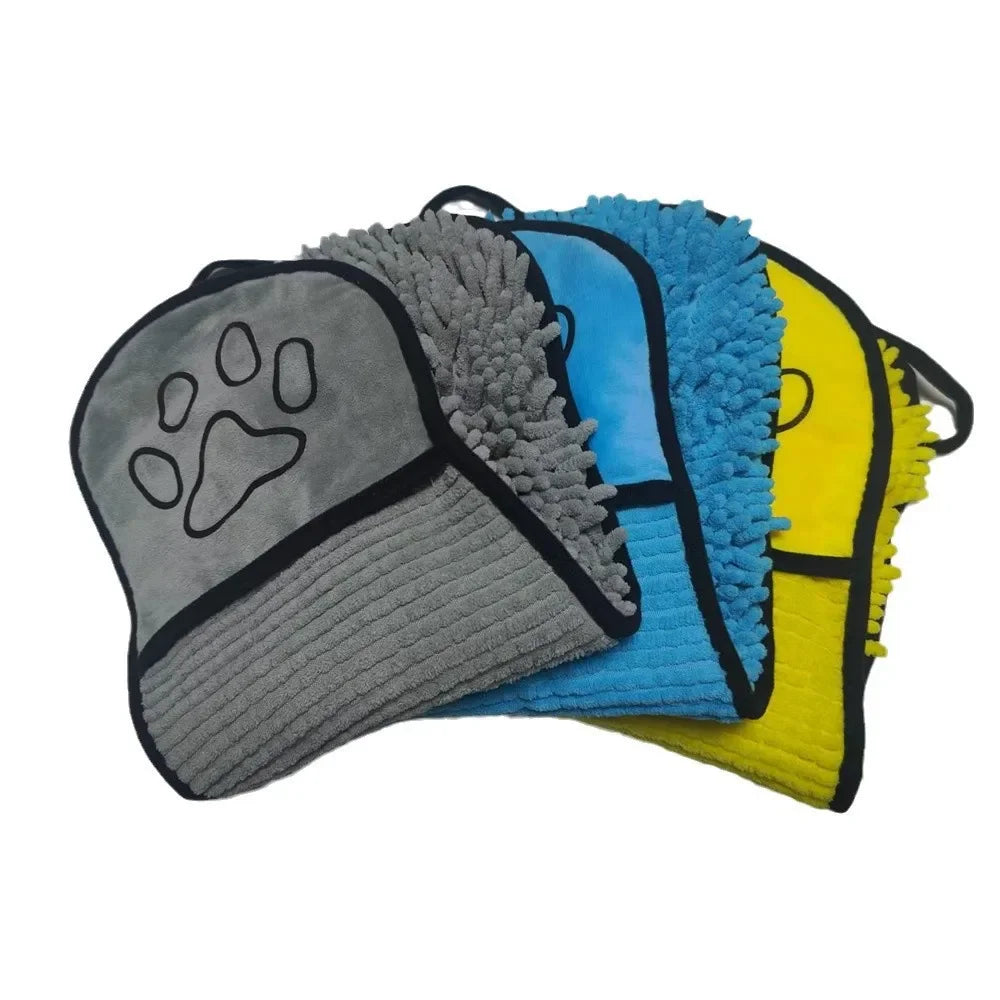 Pet Bath Glove Towel