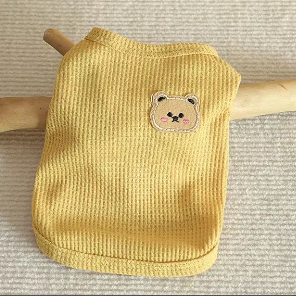 Cute Bear Patch Pet Shirt