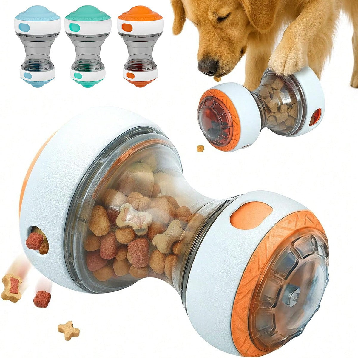 Interactive Dog Treat Dispenser Toy